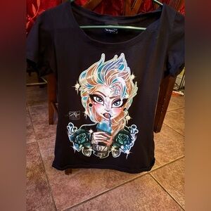 Vintage Low Brow Art Company Black Graphic T-Shirt